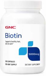 Gnc Live Well Biotin 5000 mcg, 120 cps, GNC