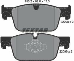 TEXTAR set placute frana, frana disc TEXTAR Q+ 2209801 (2209801)