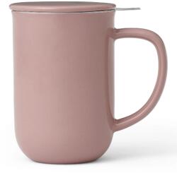 Viva MINIMA Viva Scandinavia tea bögre tea infúziós adagolóval és fedéllel, 500 ml, rózsaszín (VS77550)