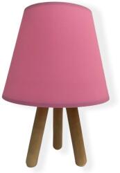 ASIR GROUP Asztali lámpa WOOD 1xE27/60W/230V rózsaszín AS0353 (AS0353)