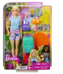 Mattel Papusa Barbie, Malibu- Camping, 10 accesorii tematice, 1710289 Papusa Barbie