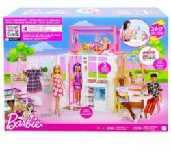Mattel Set de joacă, Casă portabilă compactă pentru păpuși Barbie, 1710285