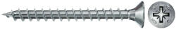 Fischer FPF II CZF 3.0 x 16 BC 1000 süllyesztett fejű, kékre horganyzott végigmenetes csavar, PZ behajtással, 1000 db/csomag (670026) - praktikuskft