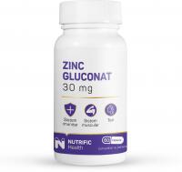 NUTRIFIC Zinc gluconat 30mg 60cps NUTRIFIC