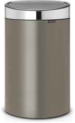 Brabantia Coș de gunoi cu capac sensibil la atingere TOUCH BIN NEW 40 l, platină mat, Brabantia (114885) Cos de gunoi