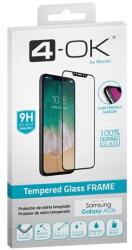 Blautel 4-OK képernyővédő üveg (3D, íves, karcálló, tokbarát, ujjlenyomat olvasó, 9H) FEKETE Samsung Galaxy A03s (SM-A037F) (PRF03S)