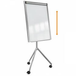  ToMove ERGO flipchart tábla - táblafilccel írható, szürke keret, állítható magasság