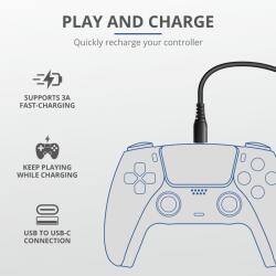 Trust GXT 226 Play & Charge PS5 3m (24168)