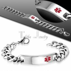 Talitha Гривна с плочка за гравиране с медицински знак - talitha-jewelry - 37,00 лв