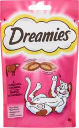 Dreamies kiegészítő macskaeledel marhával felnőtt macskák és 8 hetesnél idősebb kölykök számára 60 g