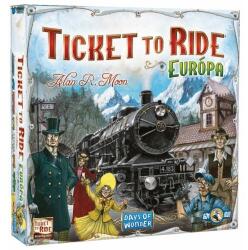 Days of Wonder Ticket To Ride Európa vonatos útvonaltervező társasjáték 8 éves kortól