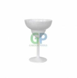 Rubikap Поликарбонатна чаша за Маргарита (MARGARITA) 350мл 11, 8xh17, 5см бяла RK-PRЕMIUM WHITE-(PM. M30) - Rubikap (0151652)