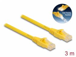 Delock Cablu de retea RJ45 6A UTP Fast Tracing 3m Galben, Delock 80103 (80103)