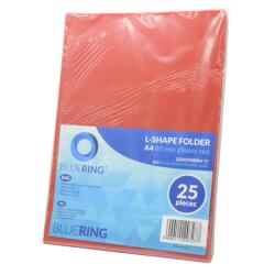 BLUERING Genotherm `L` A4, 80 micron piros 25 db/csomag, Bluering®, (MEN-OR-32277)