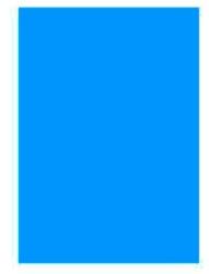 BLUERING Etikett címke, 210x297mm, 1 címke/lap kék Bluering® (MEN-OR-BRET111K)