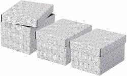 Esselte Home tárolódoboz S méretű fehér (3db) (E628280)