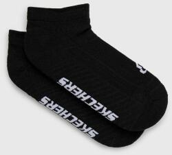 Skechers zokni (2 pár) fekete - fekete 35/38 - answear - 2 890 Ft