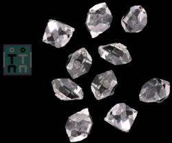 Diamant Herkimer Brut Natural Aprox. 5-7 x 3-4 mm ( S ) - 1 Buc