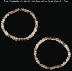  Bratara Turmalina Multicolora Diametru 58 mm - Margele Rotunde - 5-5 , 9 mm
