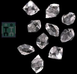 Cristal Natural Diamant Herkimer Brut Aprox. 10-12 x 4-5 mm ( S ) - 1 Buc