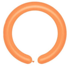 Balloons4party Set 15 baloane modelaj portocaliu 100 cm