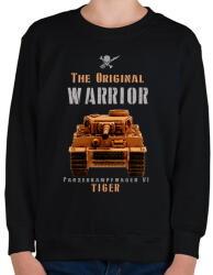 printfashion the original warrior tiger - Gyerek pulóver - Fekete (6090685)