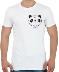 printfashion Panda páros 1 - Férfi póló - Fehér (6077897)