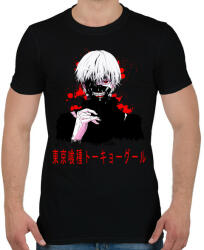 printfashion TOKYO GHOUL - Férfi póló - Fekete (5578911)