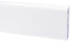 Arbiton -Vigo 6 cm-es parkettaszegélyléc (220 cm) gumi szegélyes, vízálló: Fehér (154231201505000678 - VIGO 60 - 1 - WHITE)
