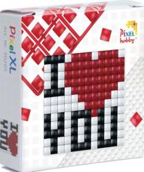 Pixelhobby Set creativ cu pixeli Pixelhobby - XL, I love you (30205-Love)