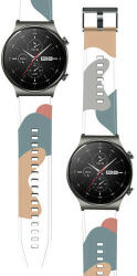 TYPEC Curea de schimb Moro pentru Huawei Watch GT2 Pro silicon camo negru (3) - typec