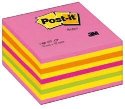 Post-it lollipop pink 76x76 mm 450lap öntapadós kockatömb (7100200378) - officedepot