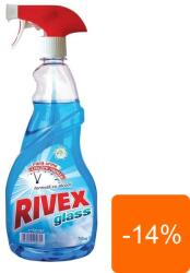 Rivex Solutie pentru Geam cu Pulverizator, Albastru - Clear 750 ml (MAG0000185)