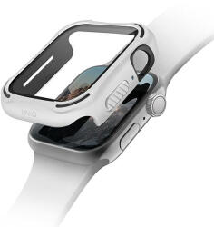 Uniq Torres Apple Watch 40mm kemény tok + üvegfólia - fehér