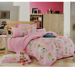 Lenjeri de pat Lenjerie de pat pentru copii roz cu imprimeu Lenjerie de pat