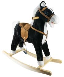  Calut balansoar din lemn si plus, negru, 78 cm RB32971 Balansoar calut