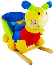  Balansoar pentru bebelusi, model Melc, lemn si plus, 60 cm RB32959 Balansoar calut