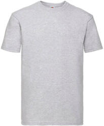 Fruit of the Loom Uniszex póló Rövid ujjú Fruit of the Loom Super Premium Tee - 3XL, Heather szürke