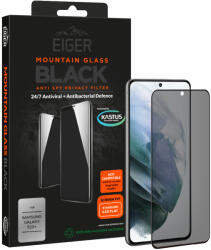 Eiger Folie Samsung Galaxy S22 Plus Eiger Sticla 3D Privacy Mountain Glass Black (EGMSP00217)