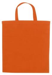 Vászontáska rövidfülű 38x42x0, 2cm OEKO-TEX 140g/m2 pamut, narancssárga