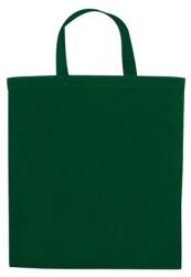 Vászontáska rövidfülű 38x42x0, 2cm OEKO-TEX 140g/m2 pamut, sötétzöld