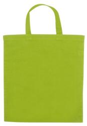  Vászontáska rövidfülű 38x42x0, 2cm OEKO-TEX 140g/m2 pamut, világoszöld