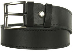 Judu 4 cm széles egész bőr, szélein nyomott fekete öv, 120 cm (4 cm szélnyomott fekete 120 cm)