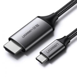 UGREEN MM142 kábel HDMI / USB-C 4K 1.5m, fekete/szürke (MM142 50570)