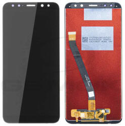  Lcd + Touch Pad Komplett Huawei Mate 10 Lite Rne-L01 Rne-L21 Fekete Logó Nélkül