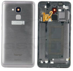  Akkumulátor Fedél Huawei Honor 7 Lite / Honor 5C Szürke Ujjlenyomat Olvasóval 02350Tux Eredeti Szervizcsomag