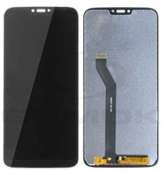 Lcd + Touch Pad Komplett Motorola Moto G7 Power Fekete, Logó Nélkül