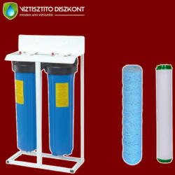  Antibakteriális nagy teljesítményű központi víztisztító, 2 lépcsős - viztisztitodiszkont