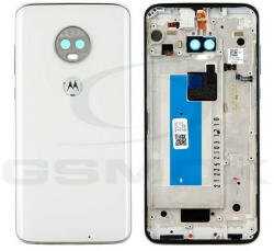 Akumulátor Fedél Középső Borítástel Motorola Moto G7 Fehér 5S58C13357 Eredeti Szervizcsomag