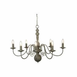 Lustra stil rustic Greythorne 8L 2268-8GY SRT (2268-8GY SRT)